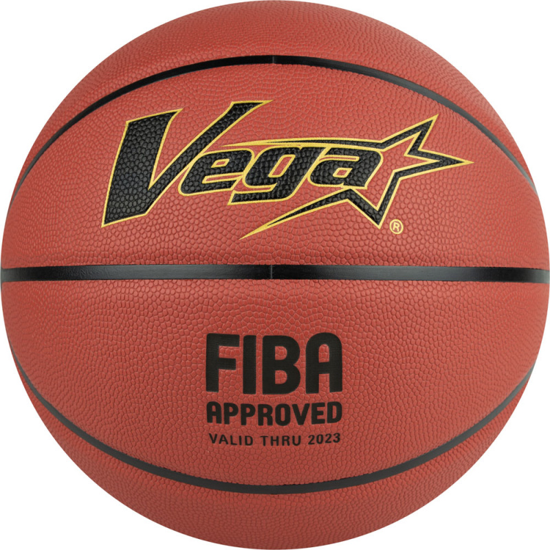 СЦ*Мяч баск. VEGA 3600, OBU-718, FIBA, р.7, синт.кожа(микрофибра), нейл.корд, бутил. кам.,темно-кор