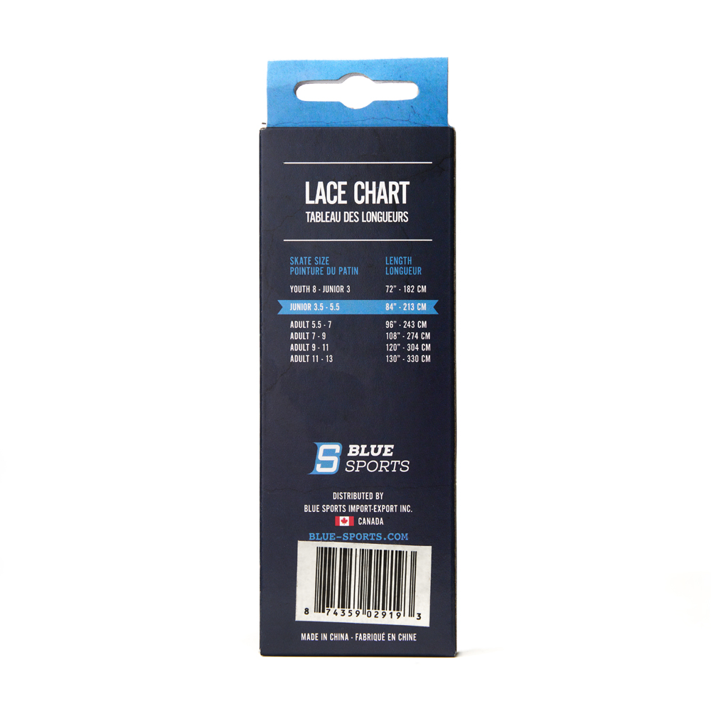 Шнурки для коньков Blue Sports XL-PRO, 902919-L-213, полиэстер, 213 см, лайм