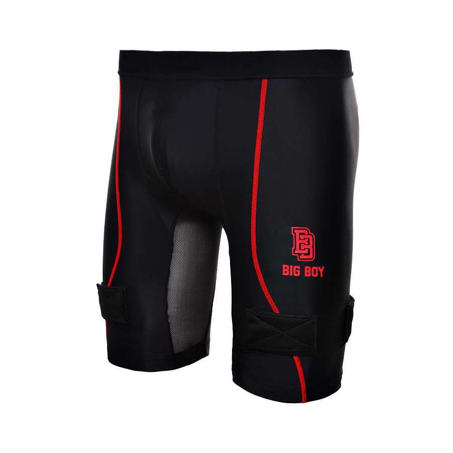 Шорты компрессионные взросл. BIG BOY Elite Line, BB-SHEL-SR-M, с защитой паха, р.M