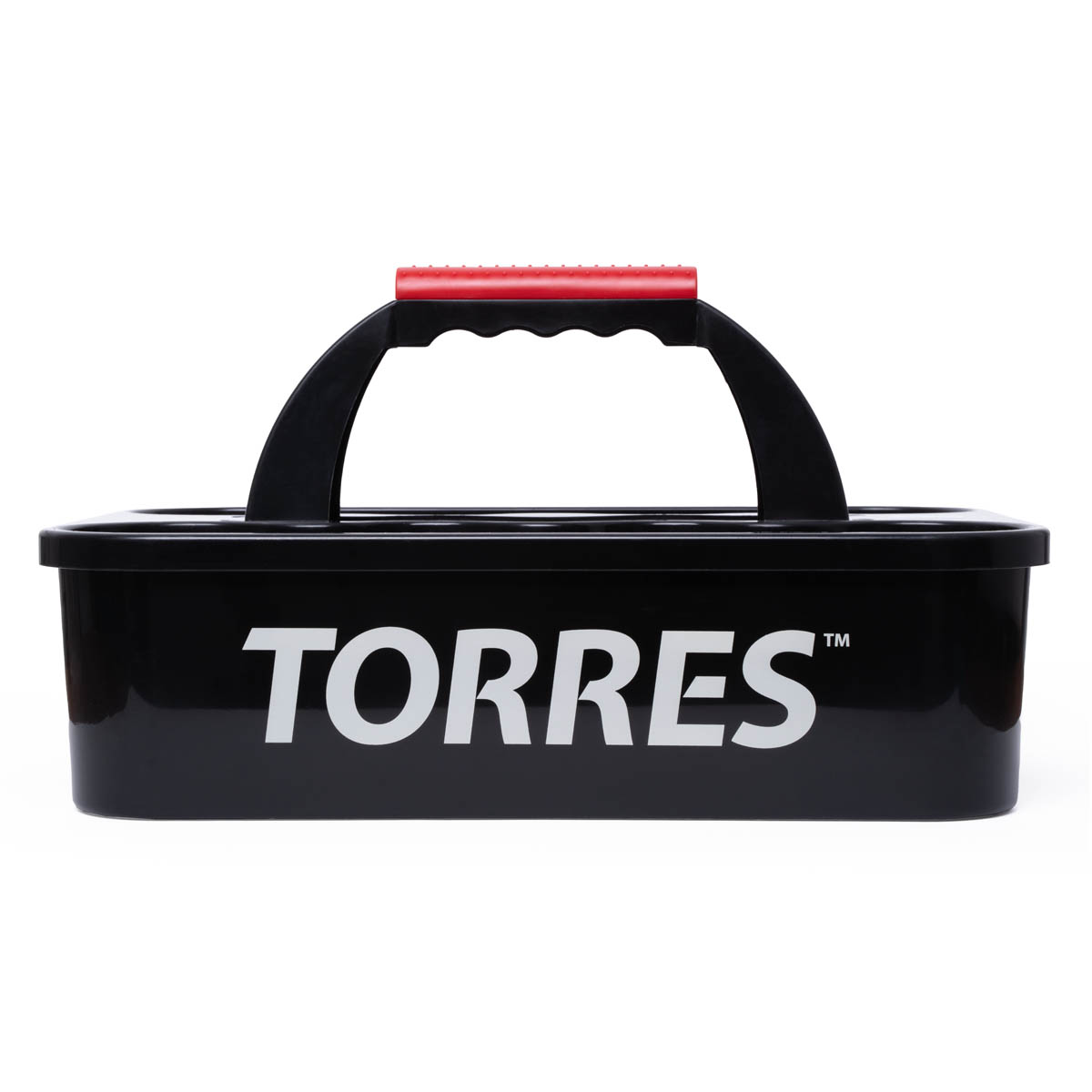 Контейнер для бутылок TORRES, SS1030, на 8 бутылок, не складывается, черно-бело-красный