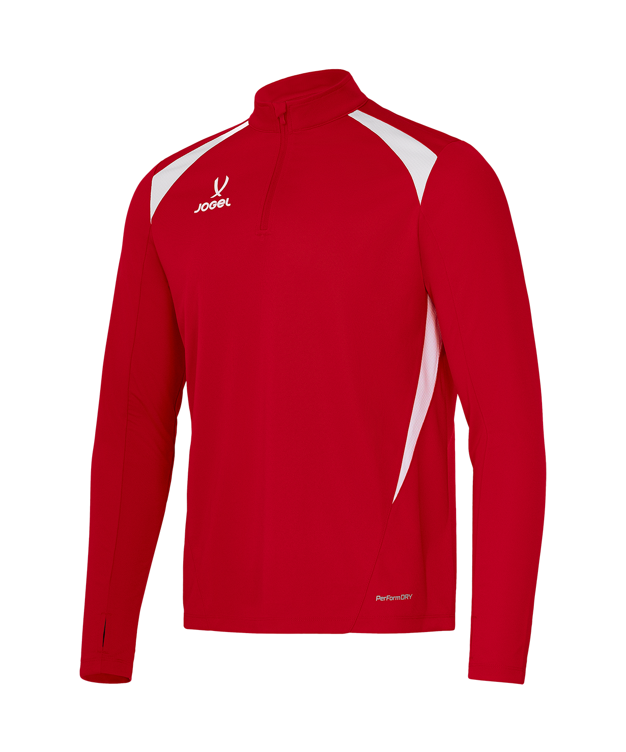 Джемпер тренировочный JOGEL DIVISION PerFormDRY Training 1/4 Zip Top, красный