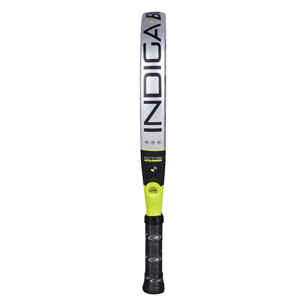 Ракетка для падела BULLPADEL Indiga Control 26, 494417, для начинающих, карбон ,серо-черный