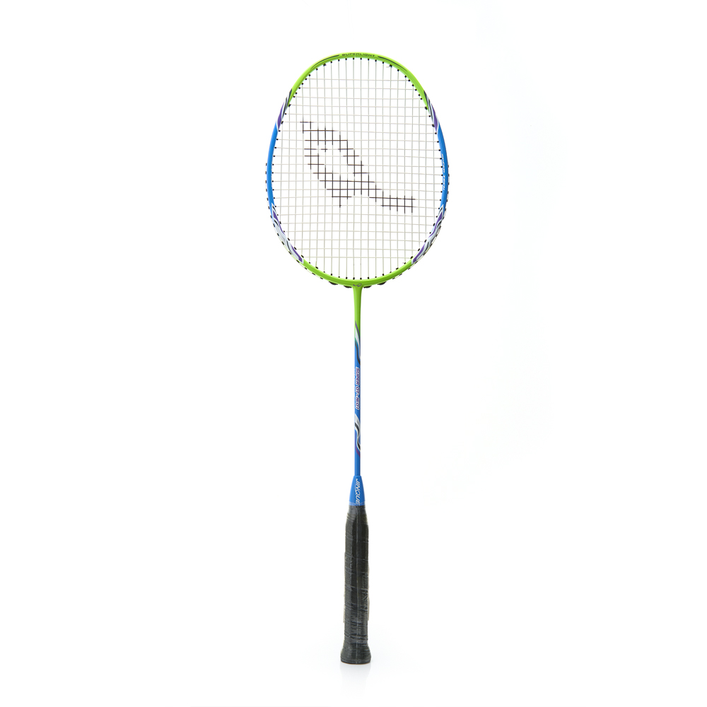 Ракетка для бадм. DOUBLE FISH JINQUE QT-1601, для продвинутых,карбон со струнами,литая,голубой