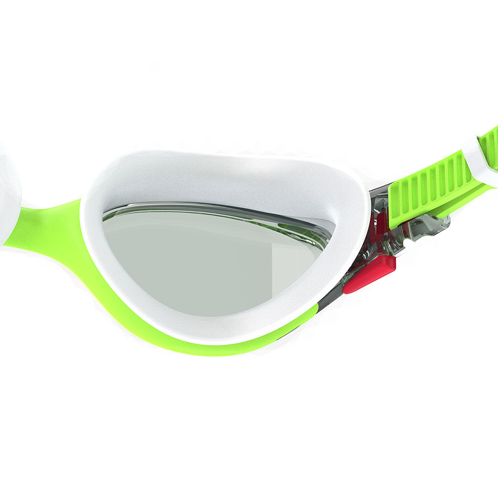 Очки для плав. SPEEDO Biofuse 2.0 8-00233217920, ДЫМЧАТЫЕ линзы, зеленая оправа
