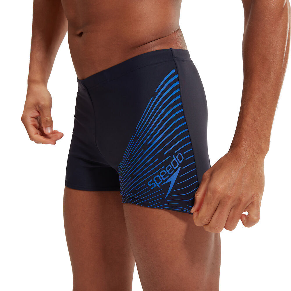 Плавки SPEEDO Medley Logo Asht AM, 8-1135416902-6902, р.30 (рос.46), нейлон, эластан, черно-синий