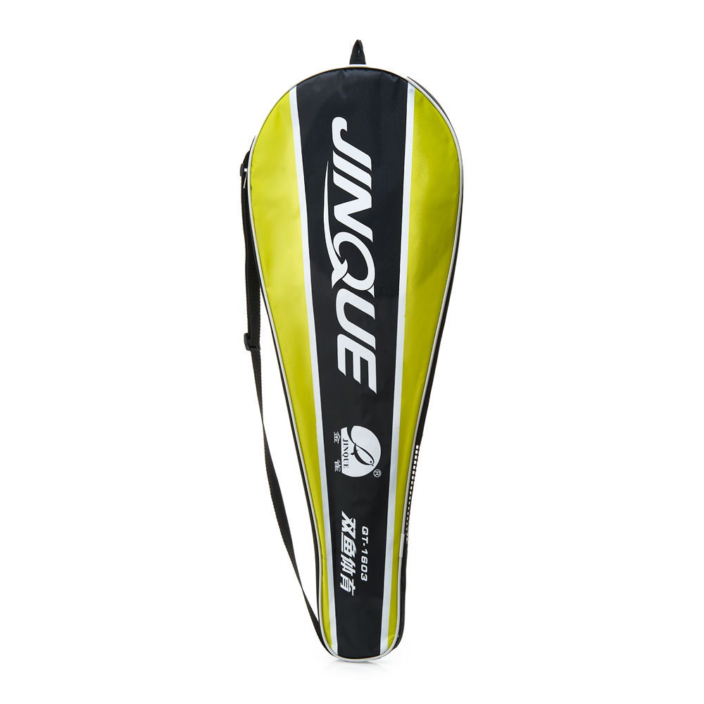 Ракетка для бадм. DOUBLE FISH JINQUE QT-1603, для продвинутых,графит со струнам,литой,черный