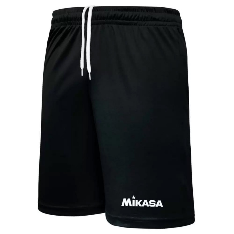 Шорты волейб. муж. MIKASA MT196-049-XS, р.XS, 100% полиэстер, черный
