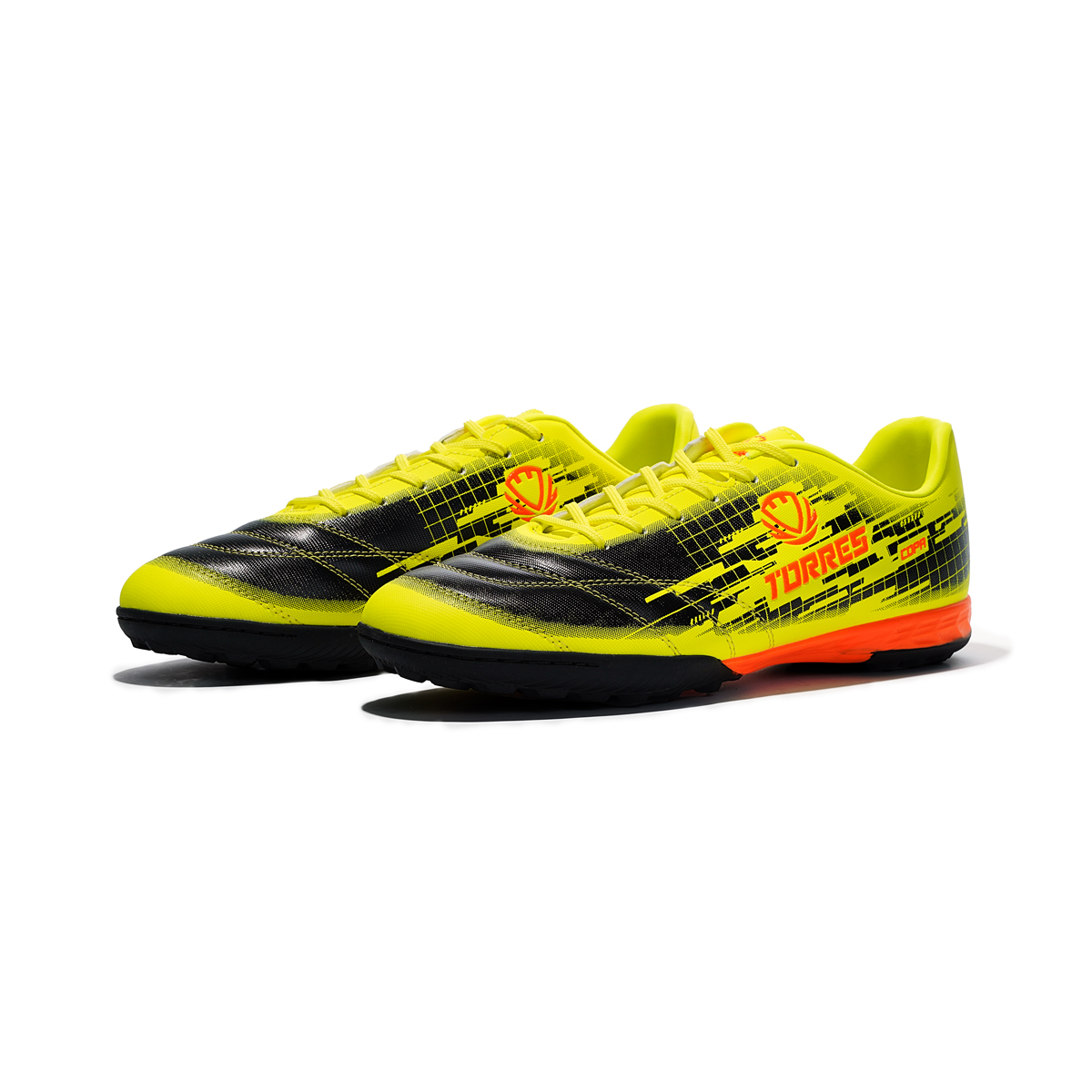 Бутсы футб.(многошиповки) TORRES COPA-J подр. TS234237-614-37, р.37, резина,ПУ,текстиль, чёрно-жёлт.