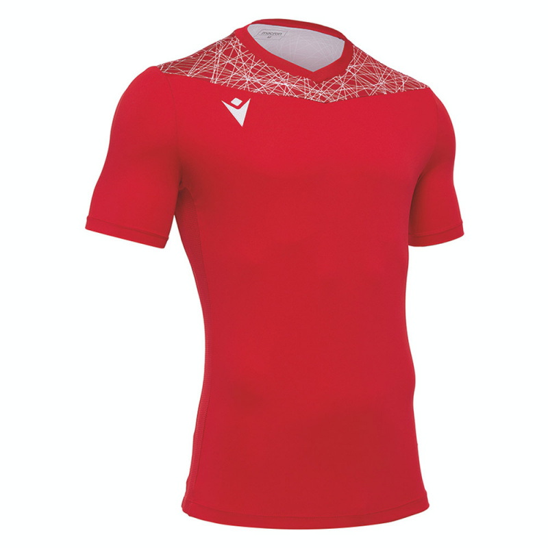 Футболка спортивная унисекс MACRON Nash, 50760201-RD-XL, р.XL, 100% полиэстер, красный
