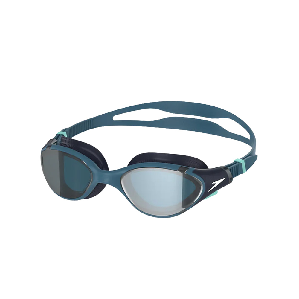 Очки для плав. SPEEDO Biofuse 2.0 Mirror 8-002331005-0021, ЗЕРКАЛЬНЫЕ линзы, темно-синяя оправа