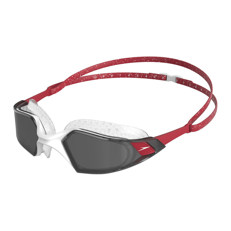 Очки для плав. SPEEDO Aquapulse Pro, 8-1226414460, ДЫМЧАТЫЕ линзы, прозрачная опр.