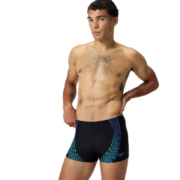 Плавки-шорты SPEEDO Duo Logo, 8-00303315334, р.36 (рос.52), полиамид, эластан, полиэстер, черный