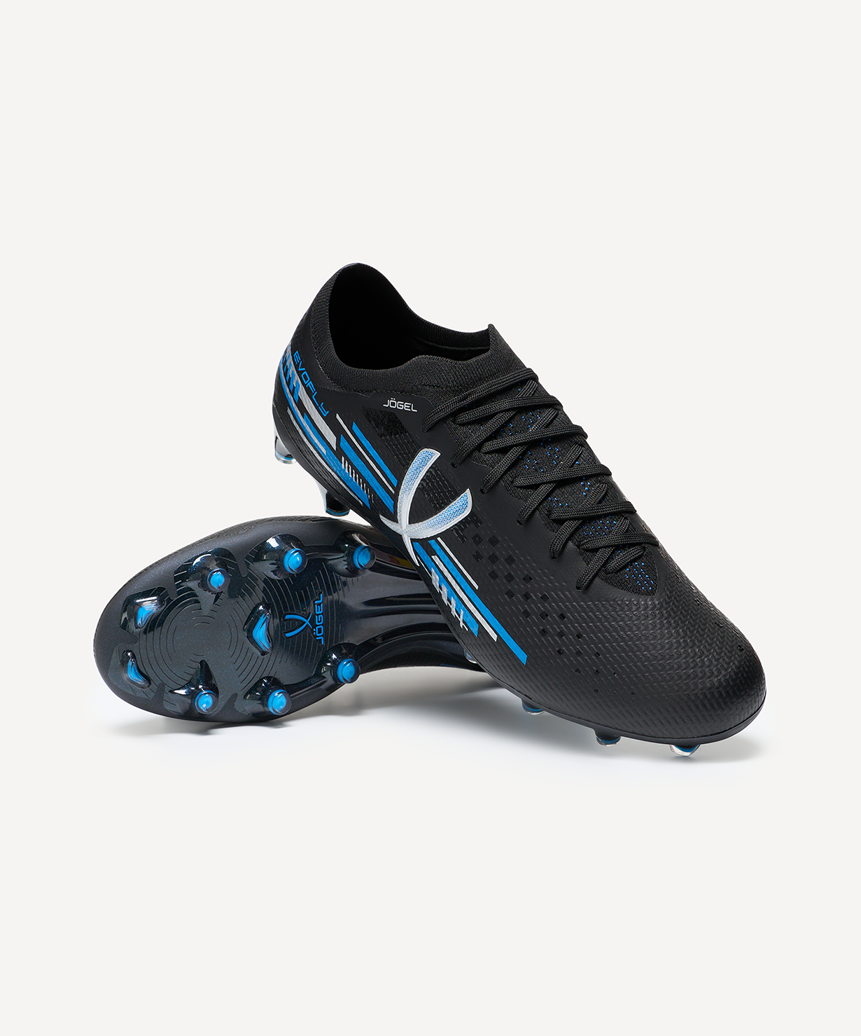 Бутсы футбольные JOGEL Evofly FG Pro Black/blue