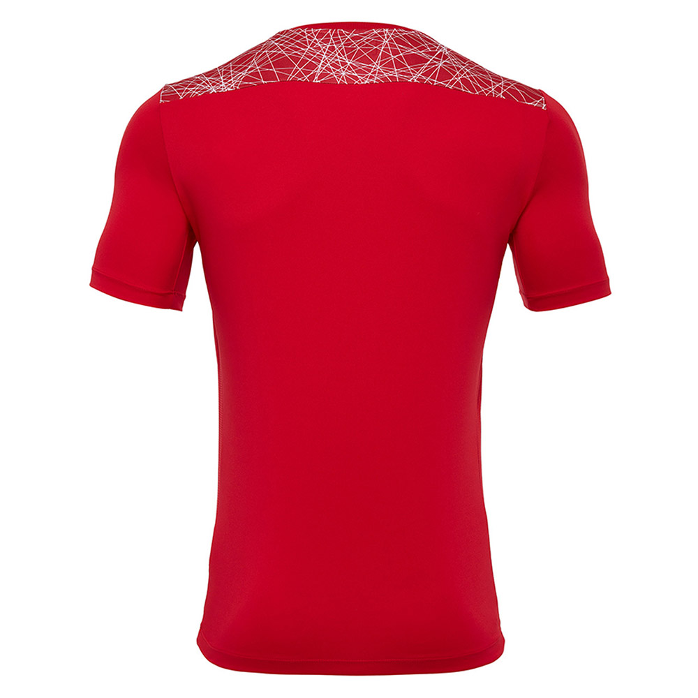 Футболка спортивная унисекс MACRON Nash, 50760201-RD-XL, р.XL, 100% полиэстер, красный