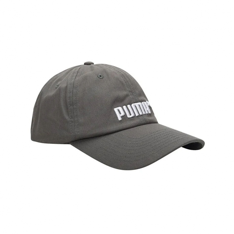 Бейсболка спорт. PUMA ESS No.2 02288504, 100% хлопок, серый