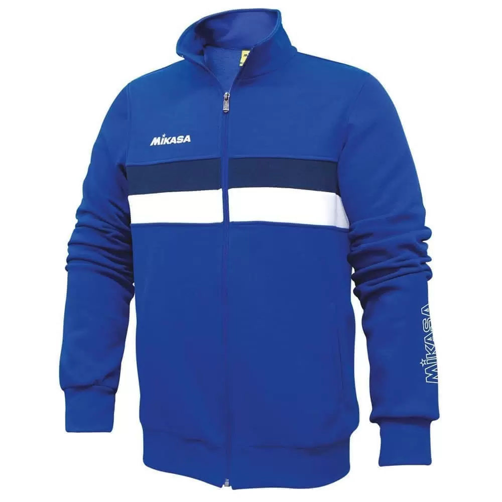 СЦ*Куртка от костюма MIKASA MT552-0230-S, р.S, 70% хлопок 30% полиэстер, синий