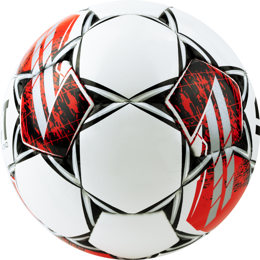 Мяч футб. SELECT Diamond V23, 0855360003, р.5, FIFA Basic, 32пан, гл.ТПУ, руч.сш, бело-красный