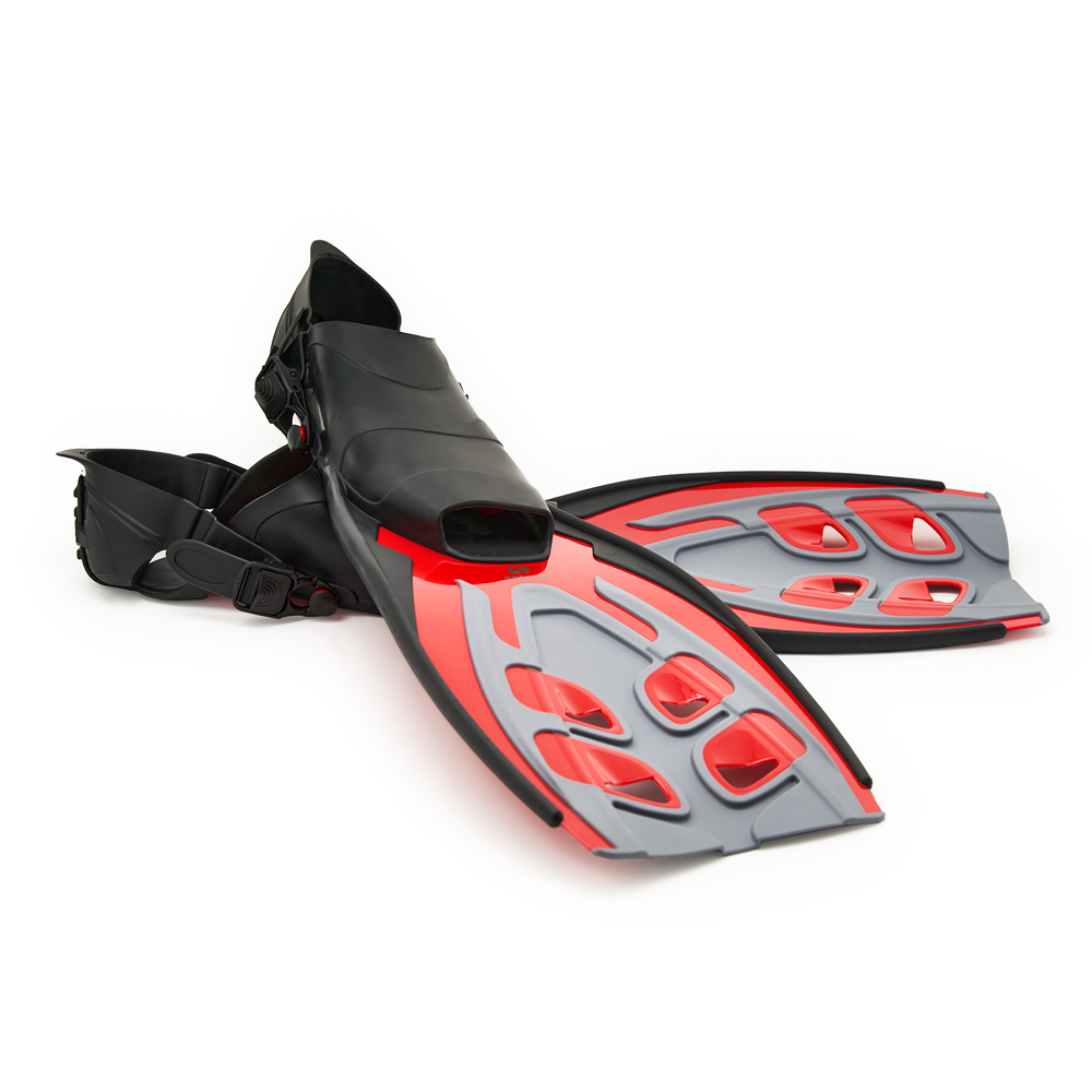 Ласты для плав. Salvas Tonic Dive, BA190SMR1STS,TPR и Technoflex, р.S/M, красный