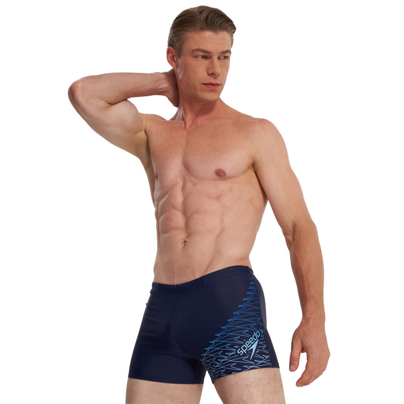 Плавки SPEEDO Eco Medley Logo Swim boxer, 8-1135418962, р.32 (рос.48), нейлон, эластан, темно-синий