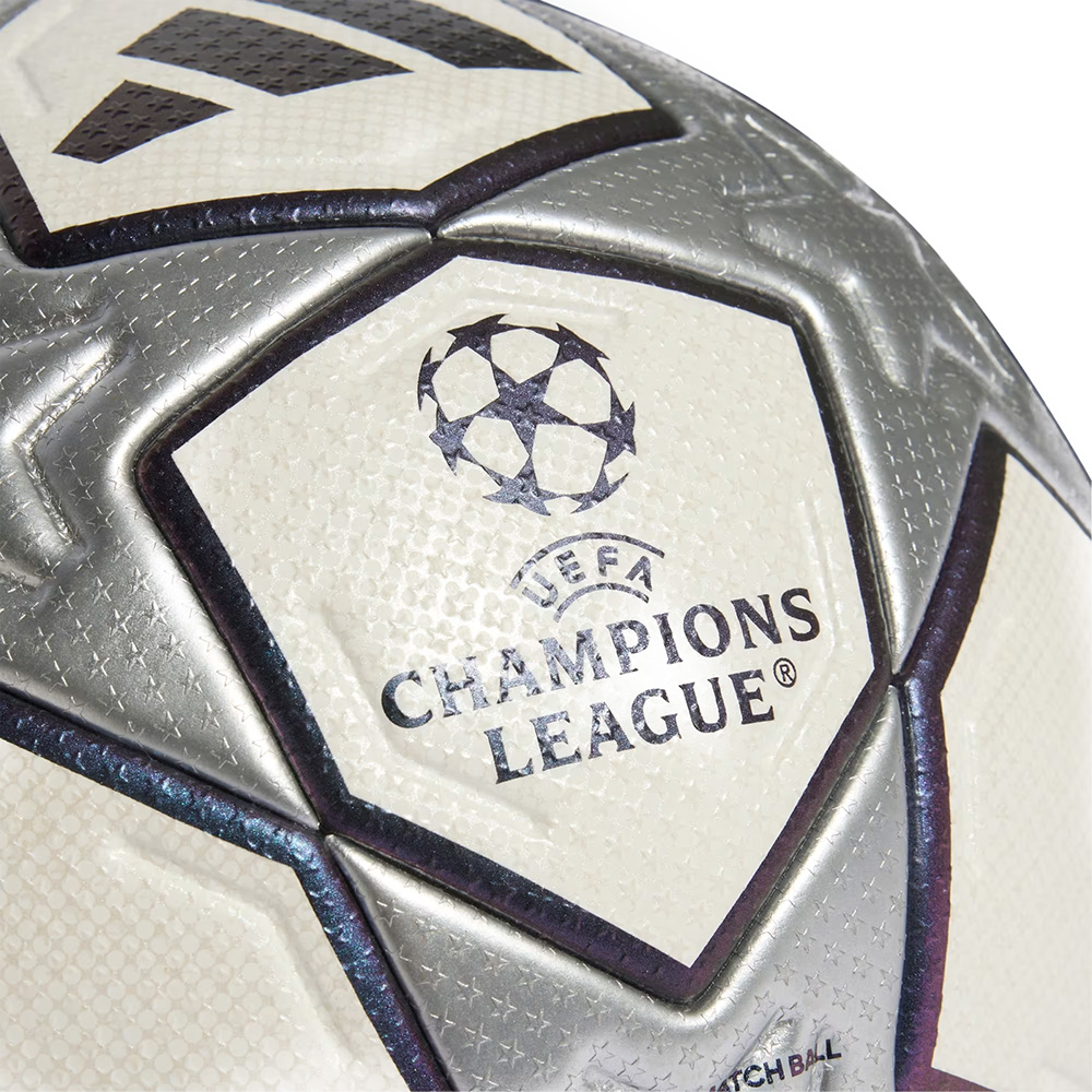 Мяч футб. ADIDAS UCL PRO 3RD JY8891,р.5, 32п, FIFA Quality PRO, ПУ, термосш, бело-серебристо-фиолет