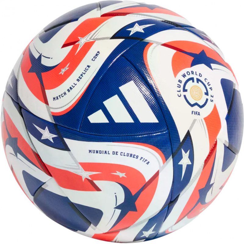 Мяч футб. ADIDAS FCWC Competition JM4742, р.4, 20 пан, ПУ,термосш, бело-сине-красный