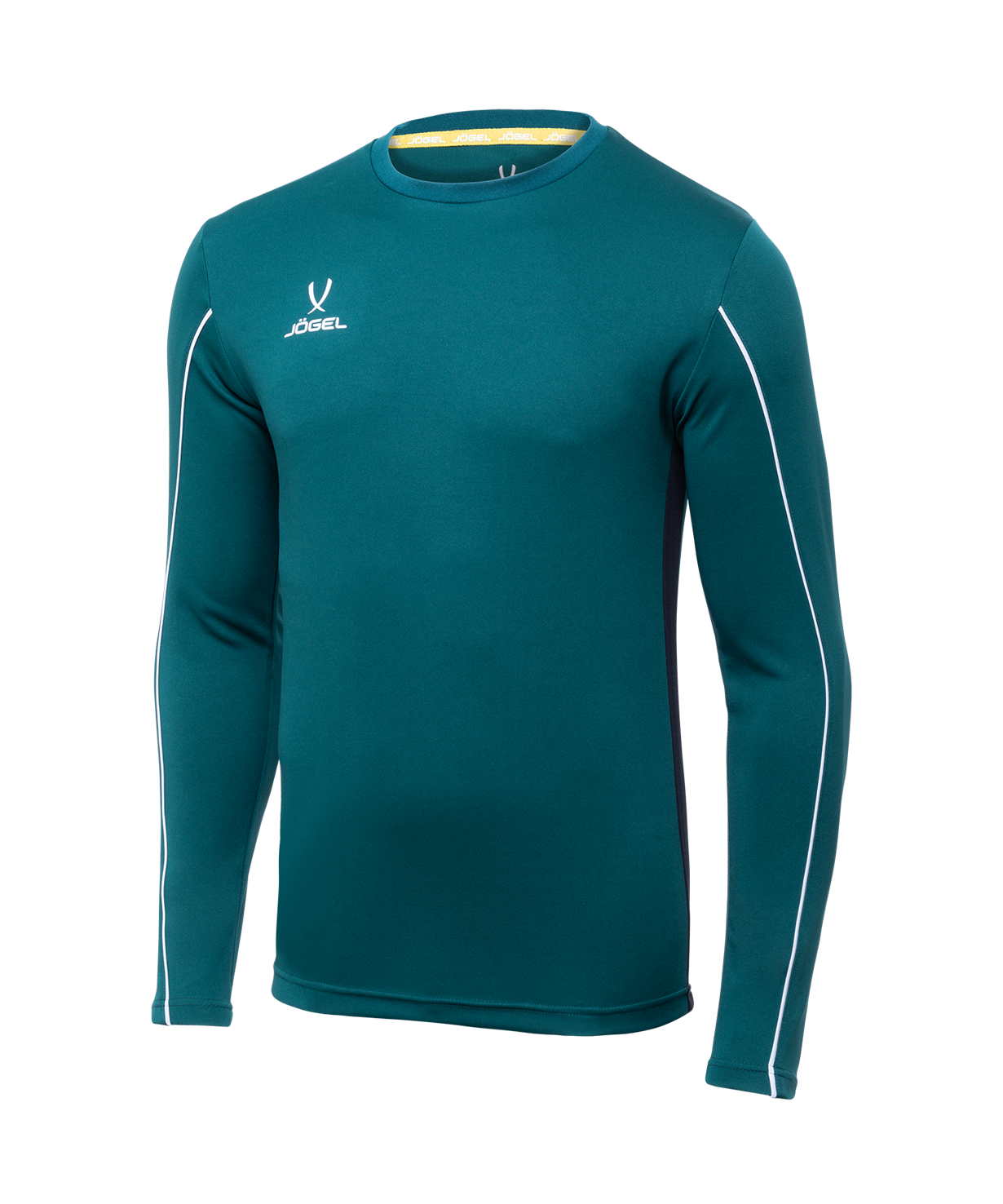Футболка вратарская JOGEL CAMP GK Padded LS, зеленый/черный/белый, детский