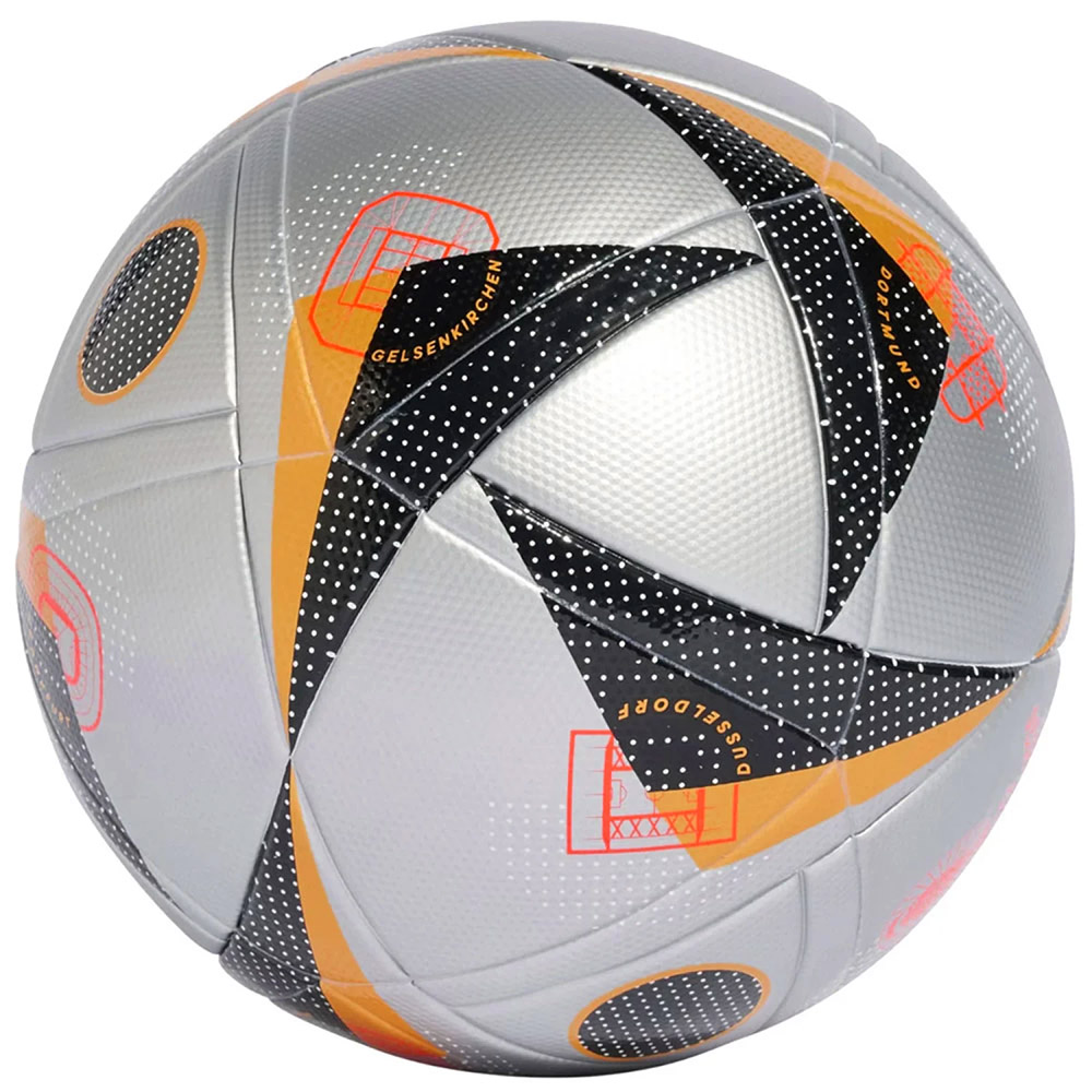 Мяч футб. ADIDAS Euro24 Fussballliebe Finale IX4046, р.4, 12п, ТПУ, термосш, серебристый