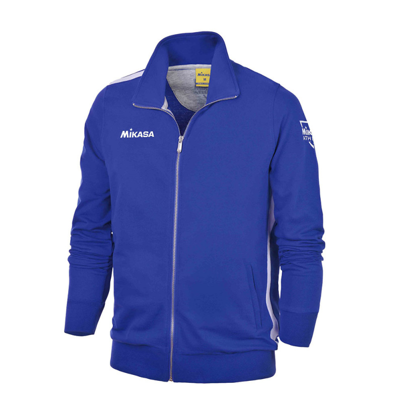 Куртка от костюма MIKASA MT537-025-M, р.M, 70% хлопок, 30% полиэстер, cиний