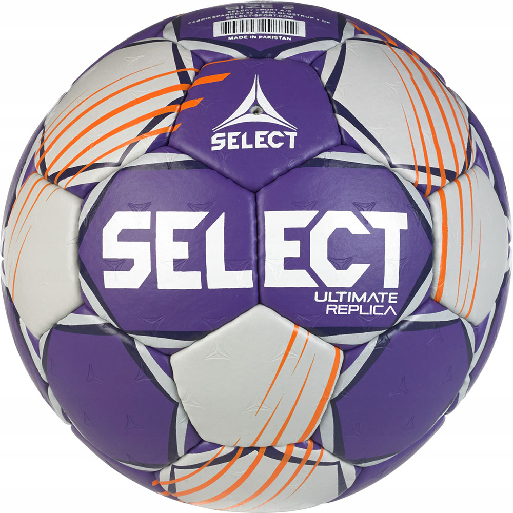 Мяч ганд. SELECT Ultimate Official EHF V24, 1612858999, Senior(р.3), EHF Appr, ПУ, руч.сш, фиол-сер
