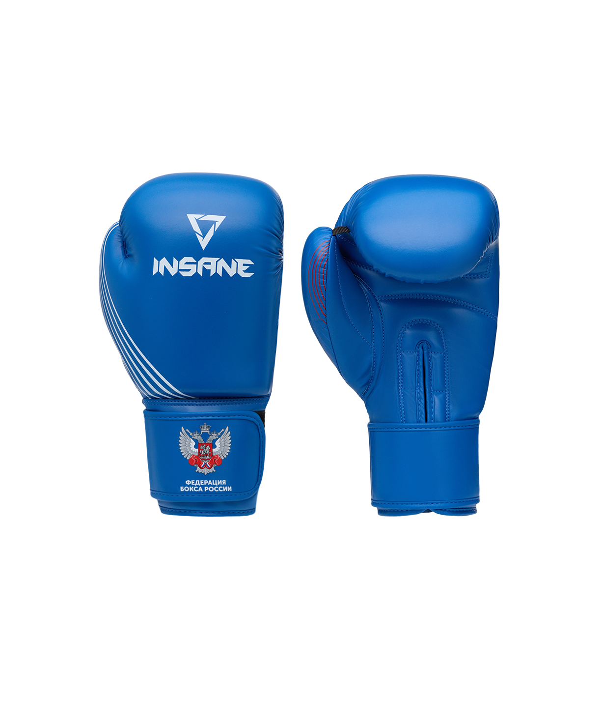 Перчатки боксерские INSANE RBF, синий, 12 oz