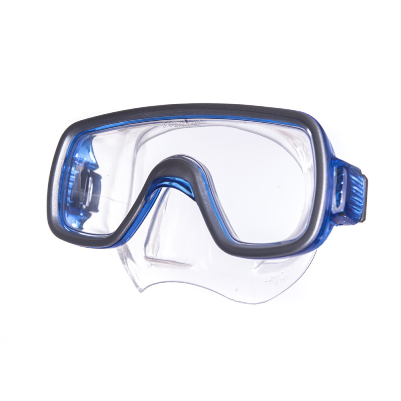 Маска для плав. Salvas Geo Jr Mask, CA105S1BYSTH, безопасн.стекло, силикон, р. Junior, синий