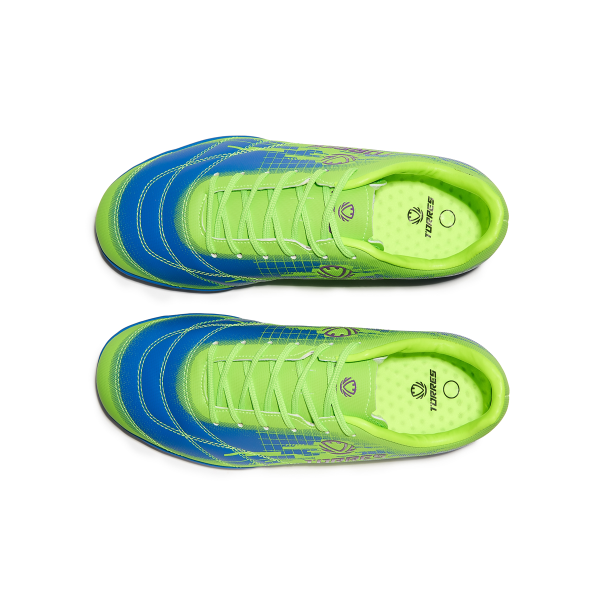 Бутсы футб.(многошиповки) TORRES COPA KID дет. TS234238-350-29, р.29, резина,ПУ,текстиль,салат-синий