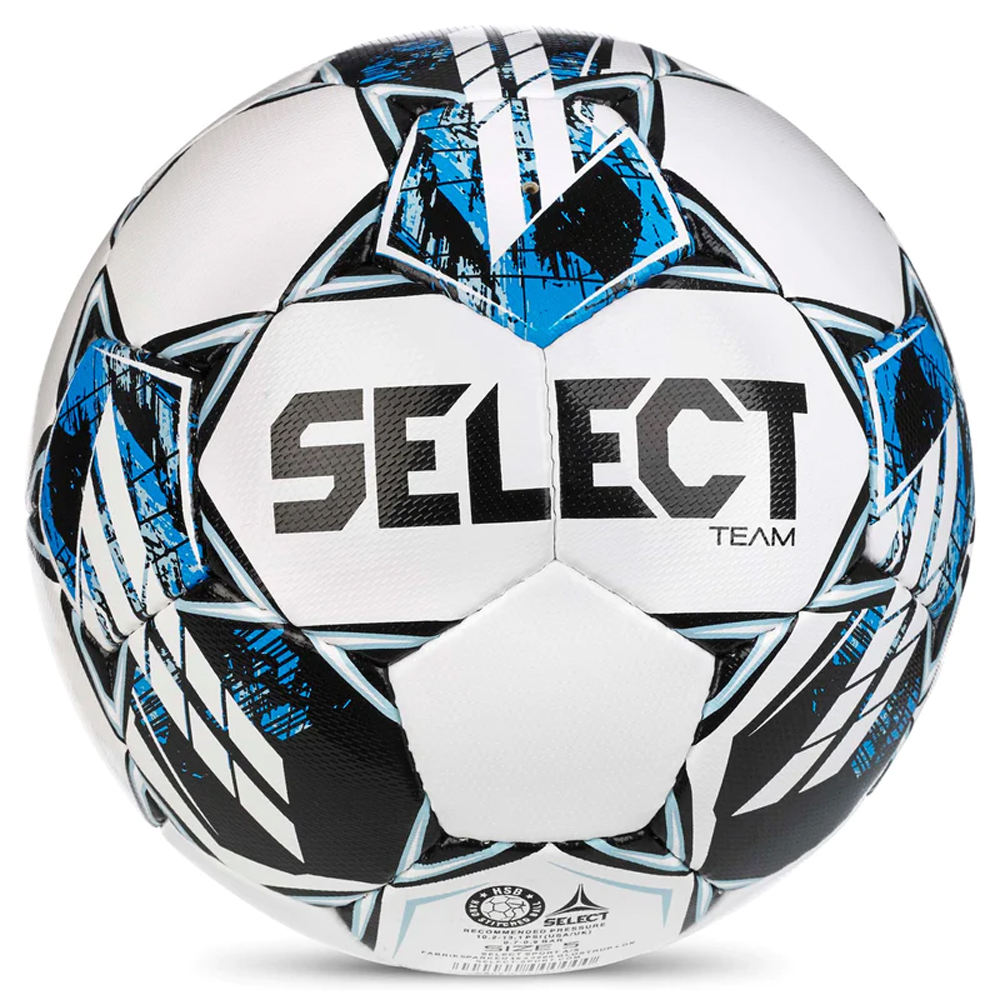 Мяч футб. SELECT Team Basic V23, 0865560002, р.5, FIFA Basic, 32 пан, гл.ПУ, руч.сш., бело-сине-гол