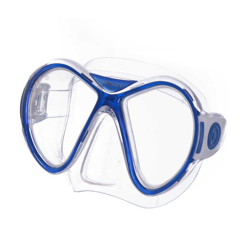 Маска для плав. Salvas Kool Mask, CA550S2TBSTH, закален.стекло, силикон, р. Senior, синий