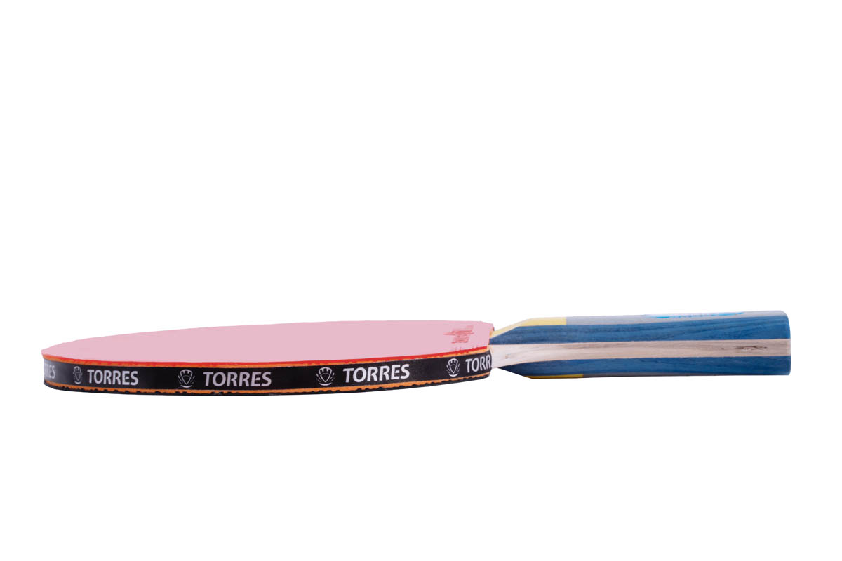Ракетка для н/т TORRES Hobby, TT0003, для любителей, накладка 1,8 мм, конич. ручка