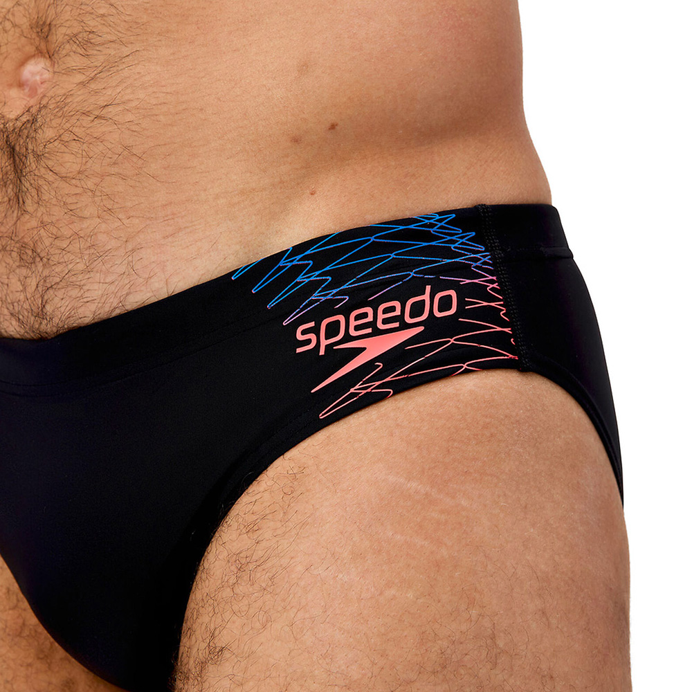 Плавки SPEEDO Medley Logo 7сm Brief, 8-0973918964, р.30 (рос.46), нейлон, эластан, черный