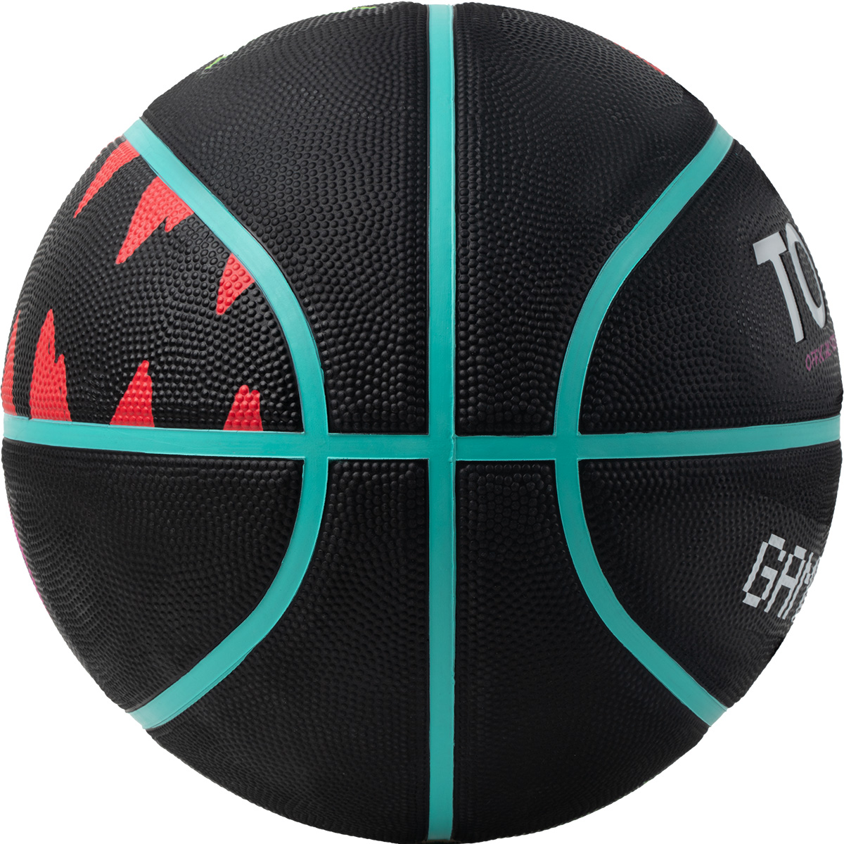 Мяч баск. TORRES Game Over B023117, р.7, резина, нейлон. корд, бут. кам., черный