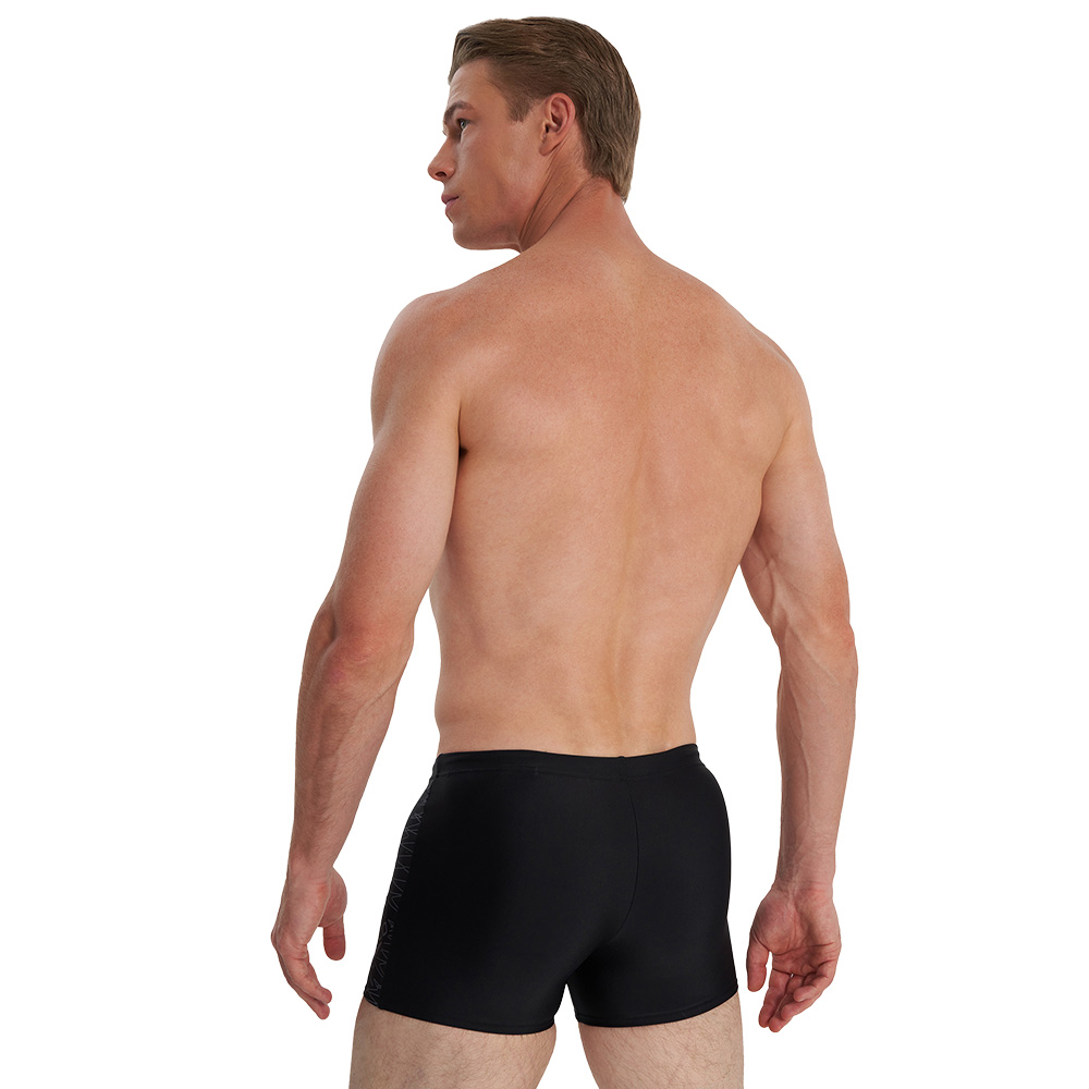 Плавки SPEEDO Eco Medley Logo Swim boxer, 8-1135400334, р.32 (рос.48), нейлон, эластан, черный
