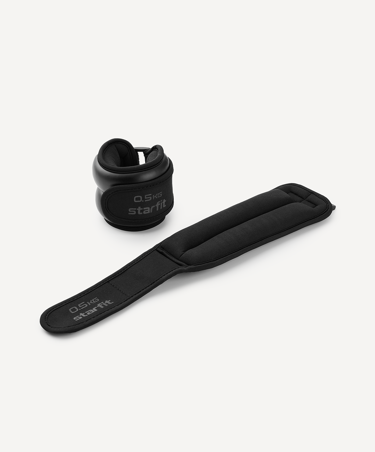 Утяжелители STARFIT WT-701, 0,5 кг, черный