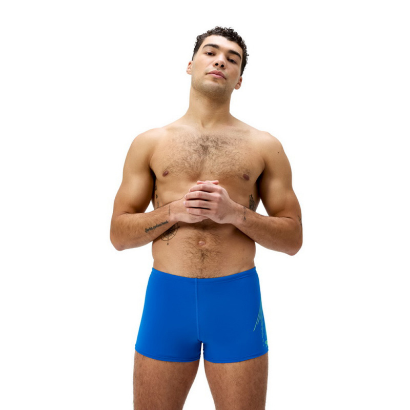 Плавки SPEEDO Hyperboom Placement, 8-00301118661, р.32 (рос.48), полиэстер, ПБТ, синий