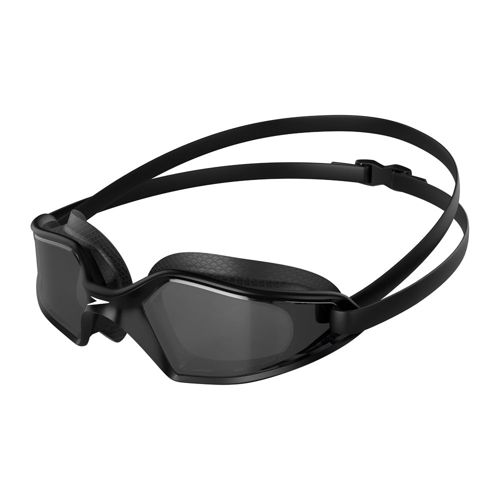 Очки для плав. SPEEDO Hydropulse, 8-1226814462, ДЫМЧАТЫЕ линзы, черная оправа