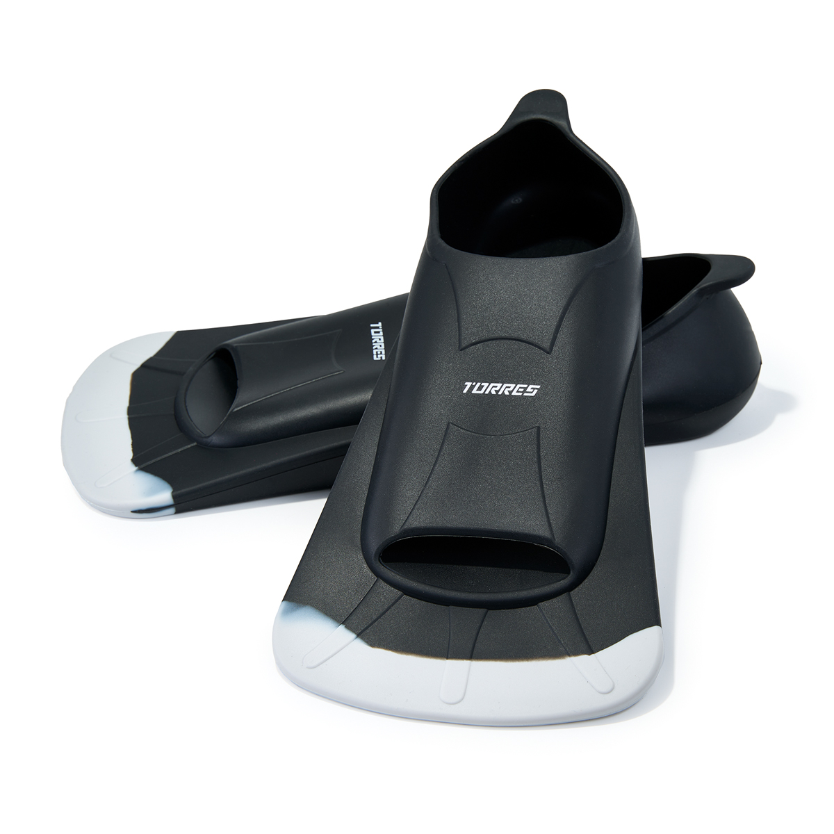 Ласты для бассейна TORRES F02, SWF022403BK, р. EU 38-40 (S), черно-серый
