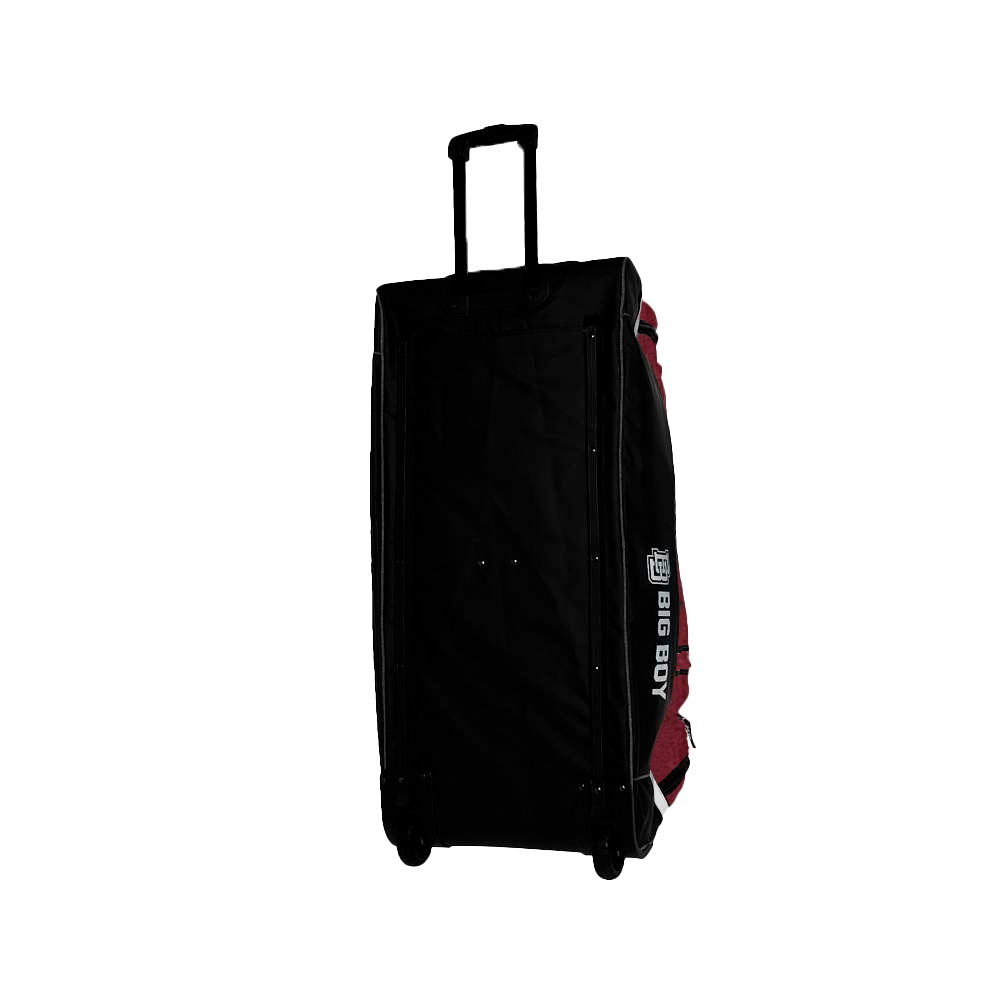 Сумка-баул спорт. BIG BOY Premium 36, BB-BAG-CA-RD, полиэстер, на колесах, бордово-черно-белый