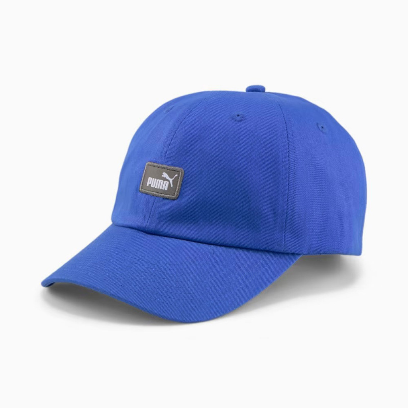 Бейсболка спорт. PUMA Ess Cap III 02366912, 100% хлопок, ярко-синий