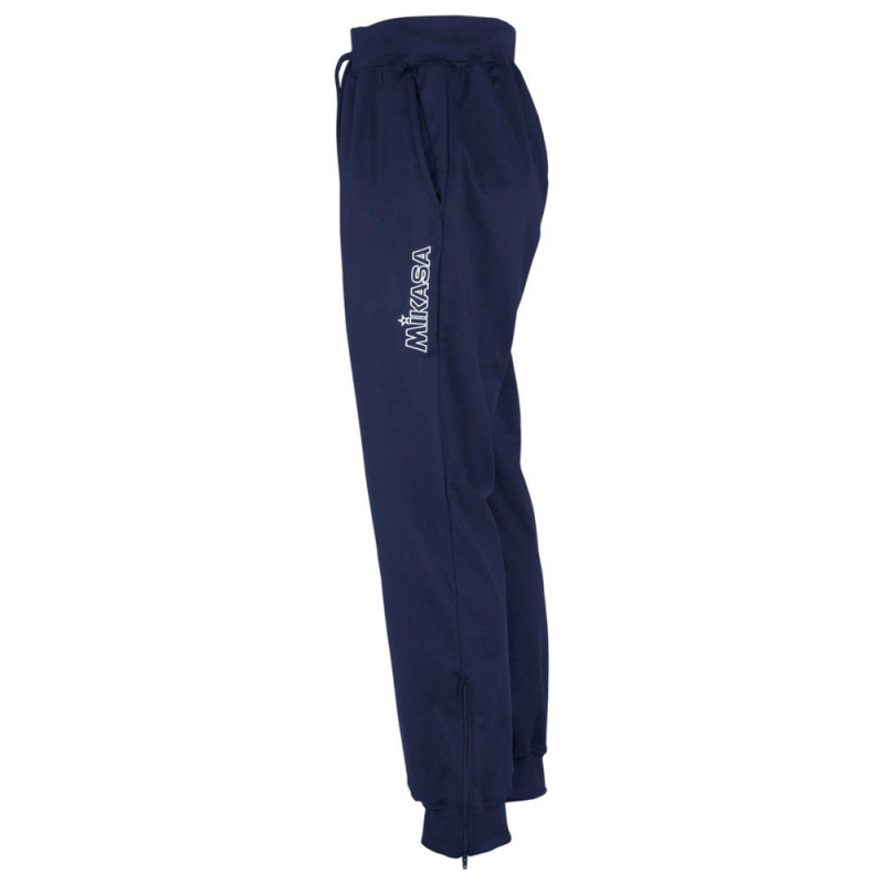 Брюки трен. муж. MIKASA MT701-036-XL, р.XL, 100% полиэстер, темно-синий