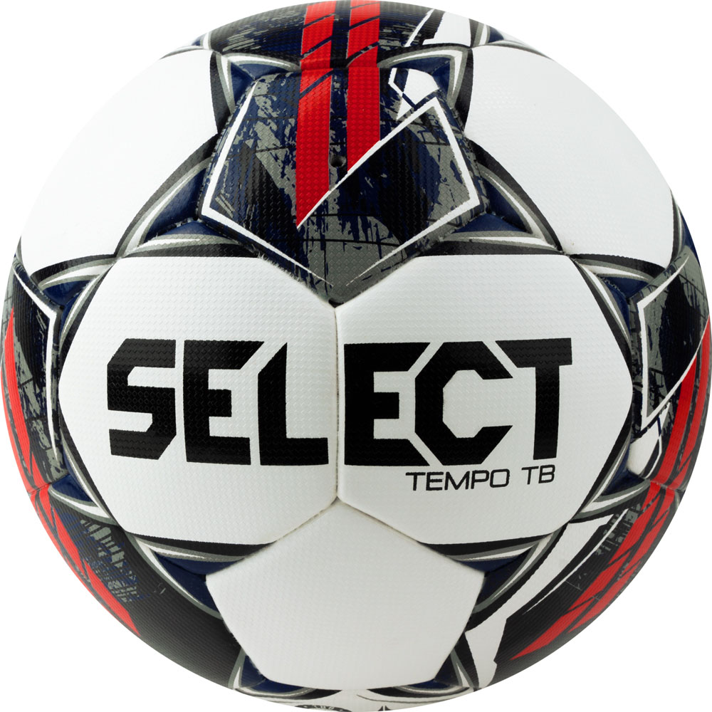 Мяч футб. SELECT Tempo TB V23, 0574060001, р.4, FIFA Basic, 32пан, ПУ, термосш, бело-сине-красный
