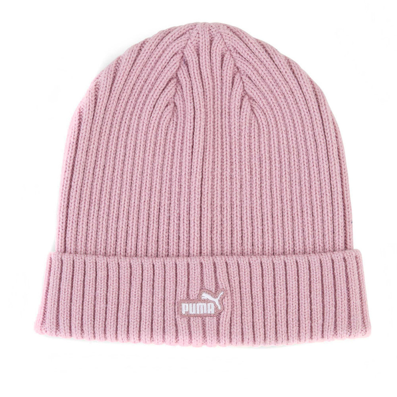 Шапка PUMA ESS Patch Mid Crown Beanie, 02641703, акрил, полиамид, полиэстер, розовый