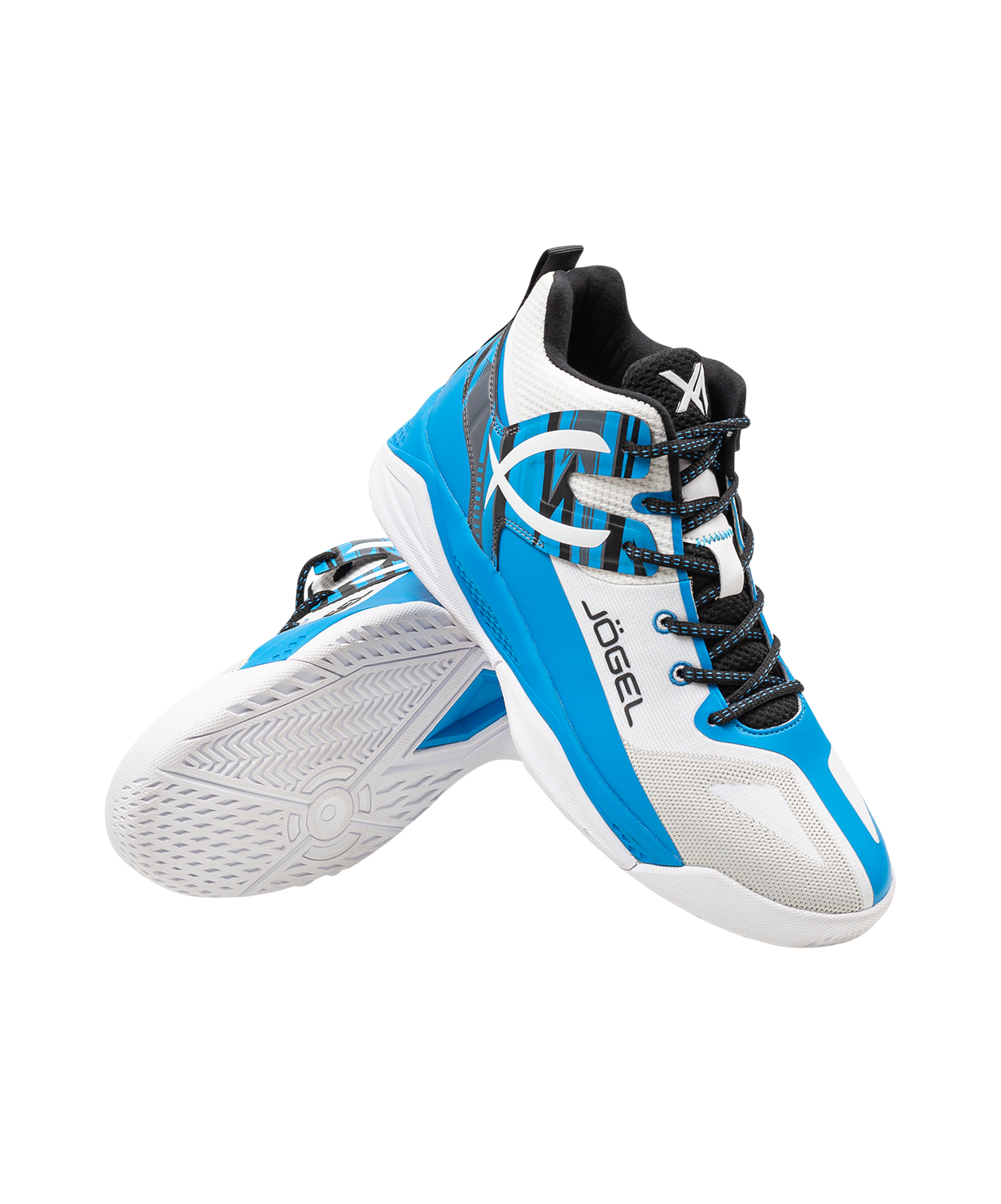 БЕЗ УПАКОВКИ Кроссовки баскетбольные JOGEL X1, White/blue