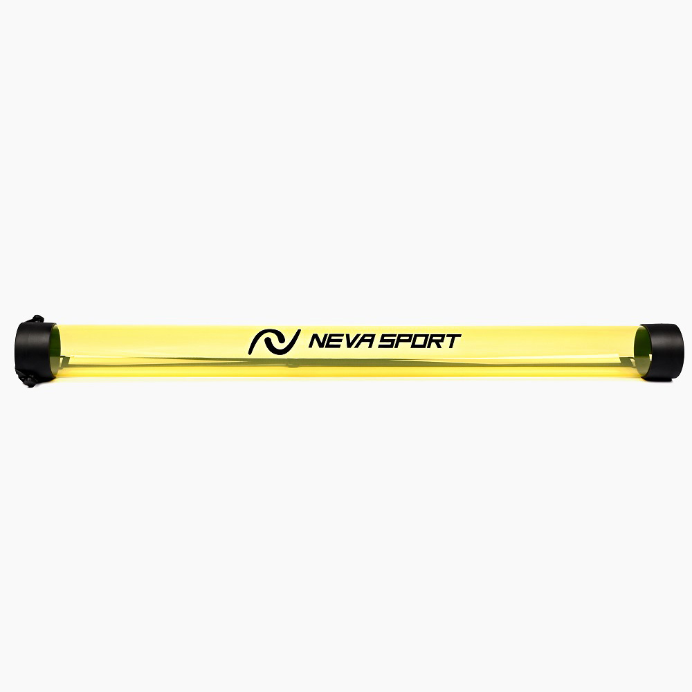 Тубус для сбора мячей NEVA SPORT, UHA1, пластик, желто-черный