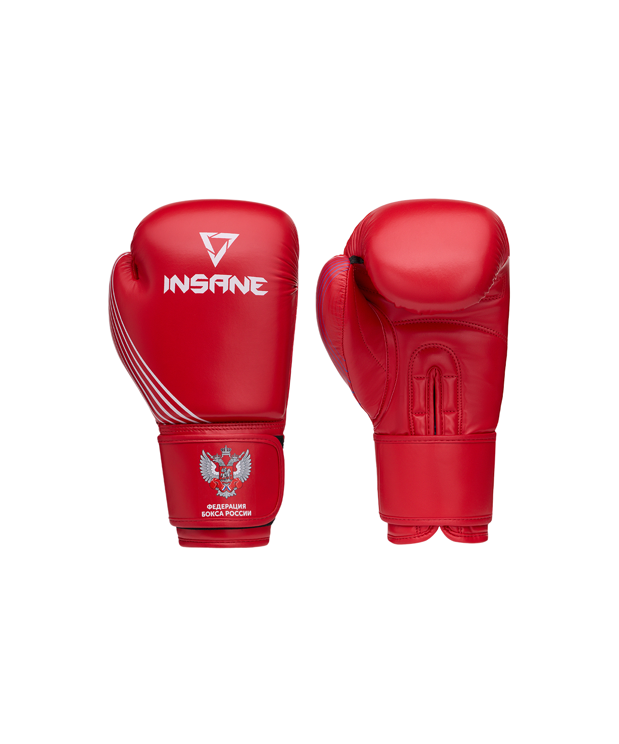 Перчатки боксерские INSANE RBF, красный, 12 oz